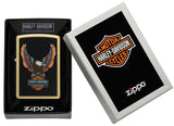 Zippo Harley-Davidson Eagle Logo Street Brass Color Image 46678