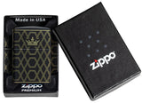 Zippo Queen of Bud Design Laser 360 Black Matte 46684