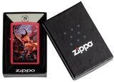 Zippo Anne Stokes Collection Fire Dragon Design Red Matte Color Image 46690