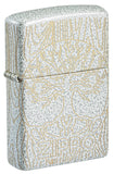 Zippo Tree of Life Woodgrain Design Glacier Laser 360° design 46697