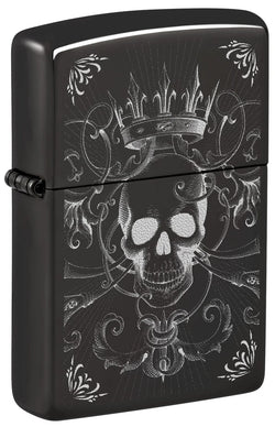 Zippo Royal Skull Design High Polish Black 46699