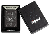 Zippo Royal Skull Design High Polish Black 46699