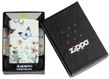 Zippo Vibrant butterflies flutter 540 Color Glow in the Dark 46703