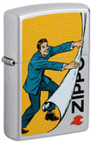 Zippo Reveal Design Satin Chrome Color Image 46711