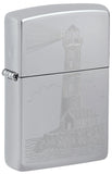 Zippo Lighthouse High Polish Chrome Auto Engrave 46725