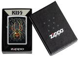 Zippo Kiss Spider Web Woven Street Chrome Color Image 46739