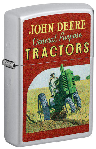 Zippo John Deere Satin Chrome Color Image 46757