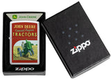 Zippo John Deere Satin Chrome Color Image 46757