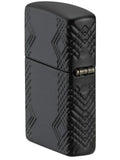 Zippo Rivet Flame Design Armor MultiCut Black Matte 46775