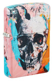 Zippo Grinning Skull Design 540 Color abstract design 46818