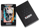 Zippo Grinning Skull Design 540 Color abstract design 46818
