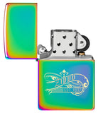 Zippo Established 1932 Design Laser Two-Tone Multi Color 46837