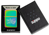 Zippo Established 1932 Design Laser Two-Tone Multi Color 46837