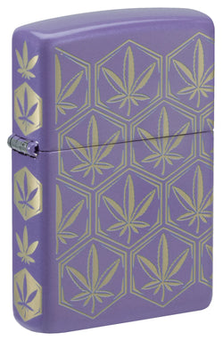 Zippo Honeycomb Plant Laser 360° design Lavender 46855