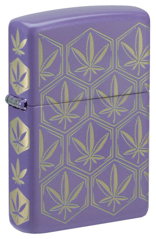 Zippo Honeycomb Plant Laser 360° design Lavender 46855