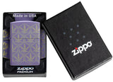 Zippo Honeycomb Plant Laser 360° design Lavender 46855