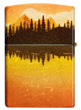 Zippo Fishing Fusion Design 540 Fusion Tumbled Brass Lustre 46927