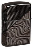 Zippo Z Crystal Design Armor® Texture High Polish Black MultiCut Design 46928