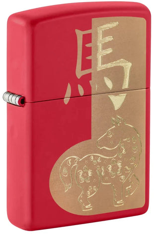 Zippo 2026 Year of the Horse Red Matte 46931