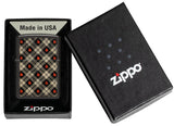 Zippo Pattern Design Color Image High Polish Black 46944