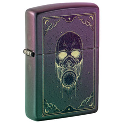Zippo Gas Mask Design Classic Iridescent Color Image 46953