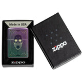 Zippo Gas Mask Design Classic Iridescent Color Image 46953