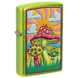 Zippo Spotted Mushrooms Design classic Lurid Color Image 46954