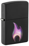 Zippo Flame icon Design Texture Print Black Matte 46965