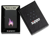Zippo Flame icon Design Texture Print Black Matte 46965