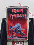 Zippo Iron Maiden Brushed Chrome Color Image 46990