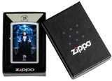 Zippo Anne Stokes Moon Witch Design Street Chrome Color Image 47084