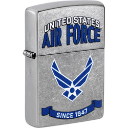 Zippo US Air Force Street Chrome Color Image 47089