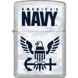Zippo US Navy® Camo Logo Color Image camouflage Street Chrome Color Image 47091