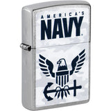 Zippo US Navy® Camo Logo Color Image camouflage Street Chrome Color Image 47091