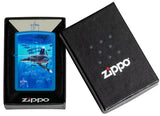 Zippo Guy Harvey Co-Pilot Design Blue Matte Color Image 47104