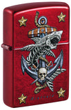 Zippo Rietveld® Anchor Design Candy Apple Red Color Image 47109