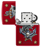 Zippo Rietveld® Anchor Design Candy Apple Red Color Image 47109