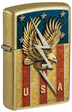 Zippo Rick Rietveld® USA Design Street Brass Color Image 47110