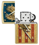 Zippo Rick Rietveld® USA Design Street Brass Color Image 47110