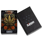 Zippo Plant Tapestry Design Street Brass 540 Fusion design 47139