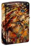 Zippo Uncle Sam Fusion Design Tumbled Brass 540 Fusion Color Image 47145