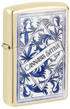 Zippo Plant Serenity Design Champagne Color Image 47153