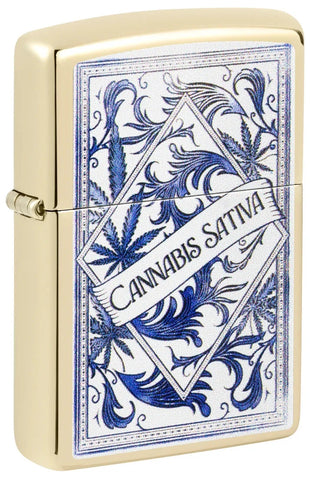 Zippo Plant Serenity Design Champagne Color Image 47153