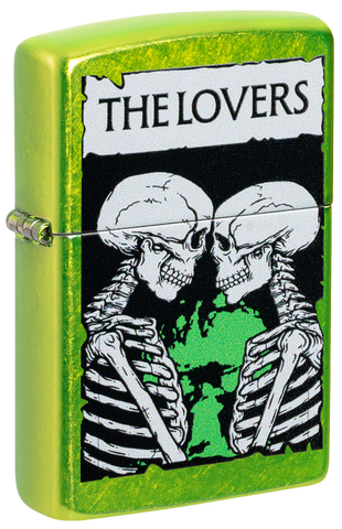 Zippo Lovers Tarot Card Design Lurid Color Image 47169