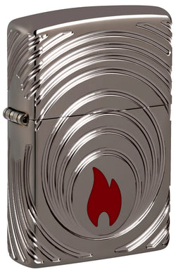 Zippo Year of 2026 Collectible Black Ice Armor MultiCut Epoxy Inlay 5000 47218