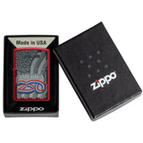 Zippo America 250th Anniversary 1776-2026 Candy Apple Red Color Image 47290