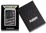 Zippo Americana Flame Design Street Chrome 48180