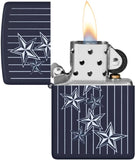 Zippo Star Design Navy Matte 48188