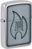 Zippo Flame Design 1941 Replica Brushed Chrome 48190