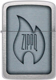 Zippo Flame Design 1941 Replica Brushed Chrome 48190